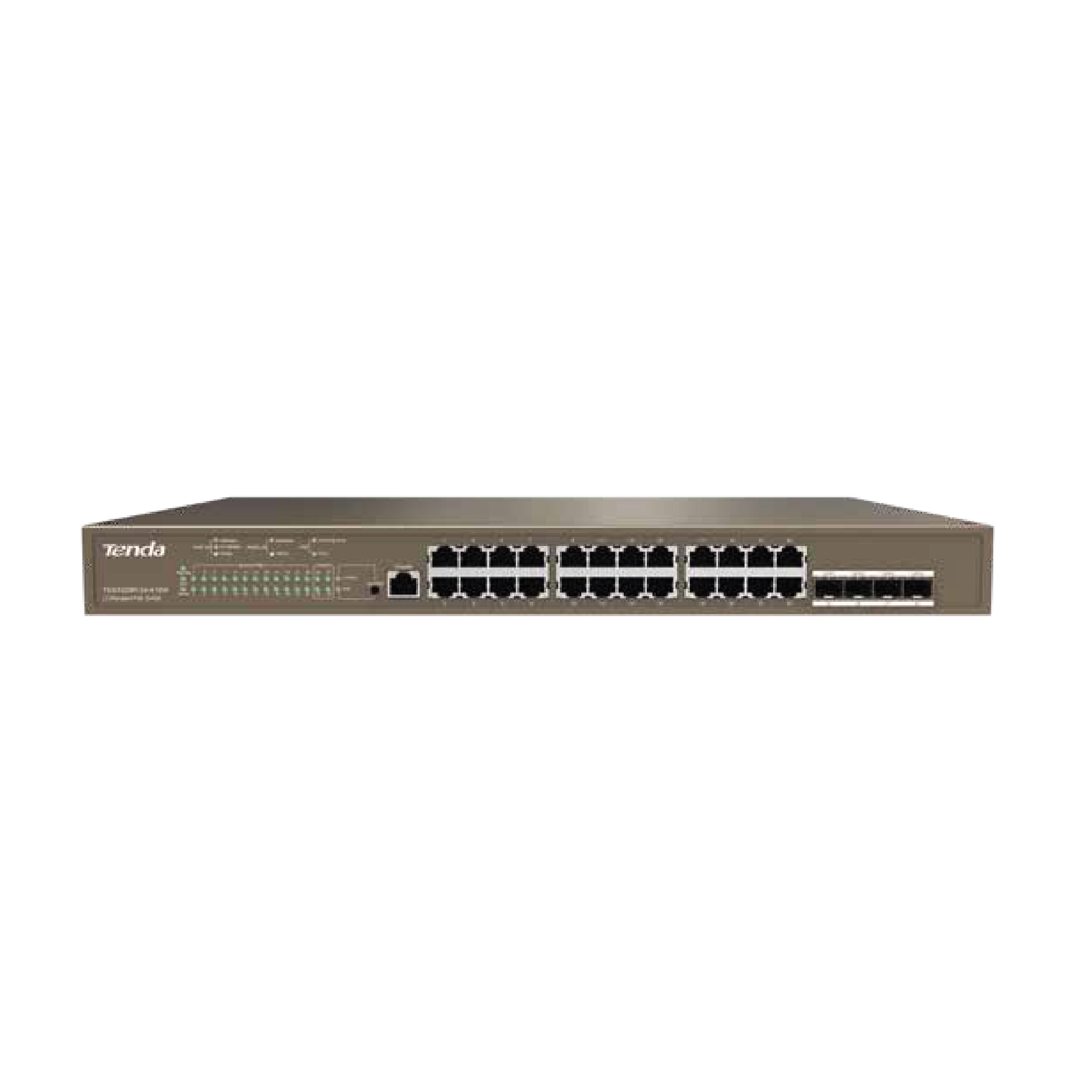 Switch Administrable Capa 3 PoE 24 Puertos Tenda