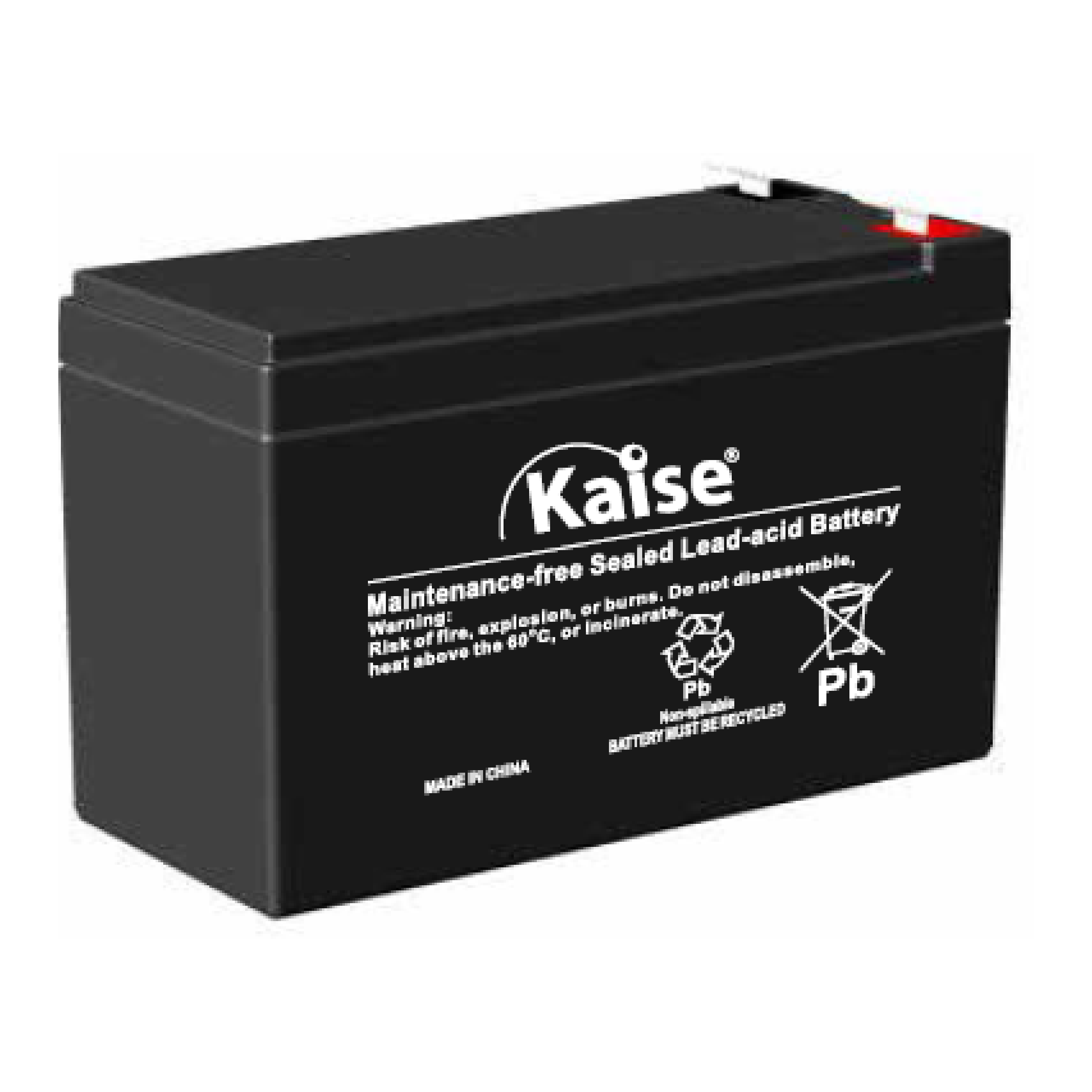 Batería VRLA AGM Standard 12V 7Ah Kaise KB1270S