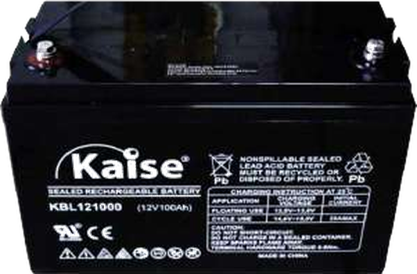 Batería VRLA AGM Long Life 12V 100Ah Kaise KBL121000