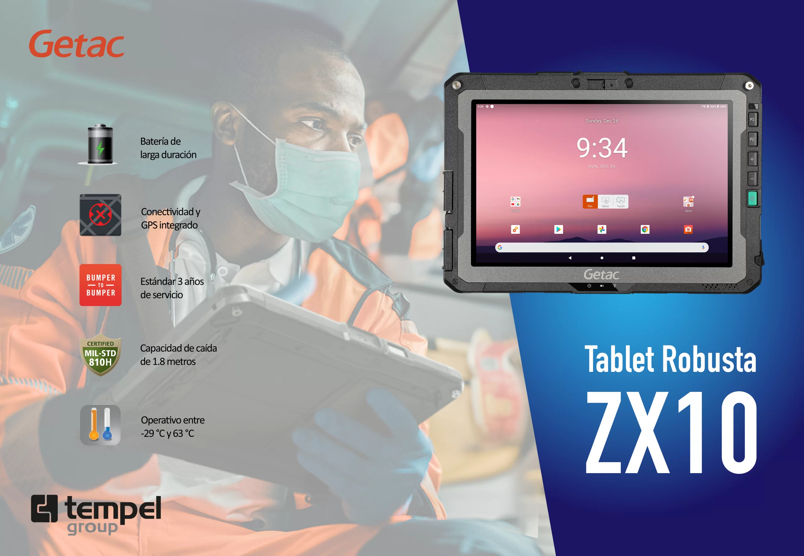 tablet getac zx10